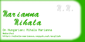 marianna mihala business card
